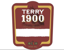 TERRY 1900 BRANDY DE JEREZ SOLERA RESERVA · DESDE 1865 · trademark