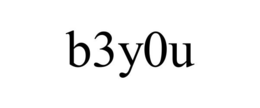 B3Y0U trademark
