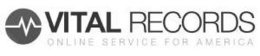 VITAL RECORDS ONLINE SERVICE FOR AMERICA trademark