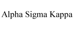 ALPHA SIGMA KAPPA trademark