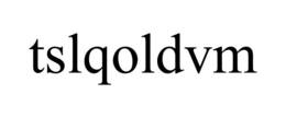 TSLQOLDVM trademark