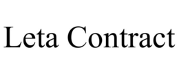 LETA CONTRACT trademark
