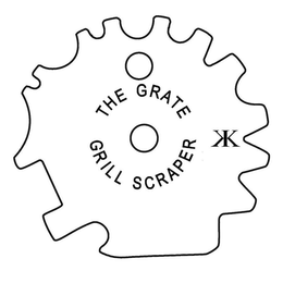 THE GRATE GRILL SCRAPER KK trademark