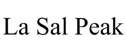 LA SAL PEAK trademark