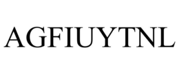 AGFIUYTNL trademark