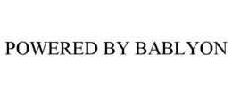 POWERED BY BABLYON trademark