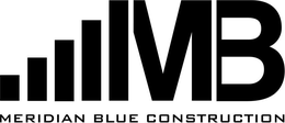 MB MERIDIAN BLUE CONSTRUCTION trademark