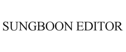 SUNGBOON EDITOR trademark