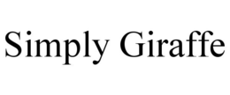 SIMPLY GIRAFFE trademark
