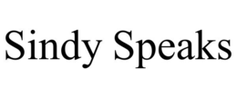 SINDY SPEAKS trademark
