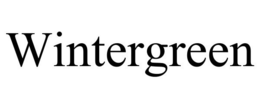 WINTERGREEN trademark