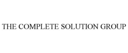 THE COMPLETE SOLUTION GROUP trademark