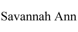 SAVANNAH ANN trademark