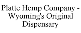 PLATTE HEMP COMPANY - WYOMING'S ORIGINAL DISPENSARY trademark
