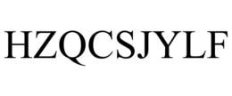 HZQCSJYLF trademark