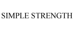 SIMPLE STRENGTH trademark