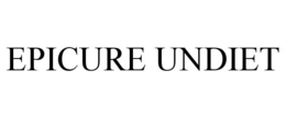 EPICURE UNDIET trademark