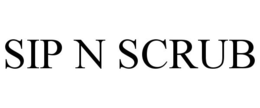 SIP N SCRUB trademark