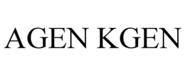 AGEN KGEN trademark