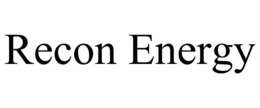 RECON ENERGY trademark