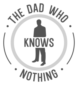 · THE DAD WHO · KNOWS · NOTHING · trademark