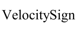 VELOCITYSIGN trademark