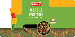 NATIONAL MASALA VEGETABLE SEASONING NATIONAL FOODS SINCE 1970 trademark
