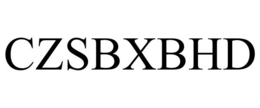 CZSBXBHD trademark