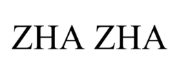 ZHA ZHA trademark