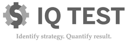 IQ TEST IDENTIFY STRATEGY. QUANTIFY RESULT. trademark