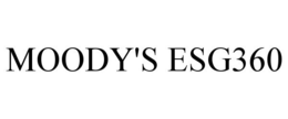 MOODY'S ESG360 trademark