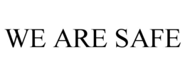 WE ARE SAFE trademark