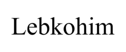 LEBKOHIM trademark