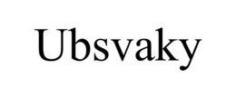 UBSVAKY trademark