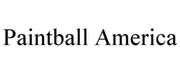 PAINTBALL AMERICA trademark