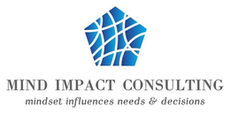 MIND IMPACT CONSULTING BELOW IT AND THE MINDSET INFLUENCES NEEDS & DECISIONS trademark