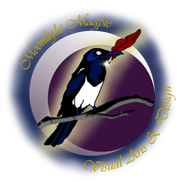 MOONLIGHT MAGPIE VISUAL ARTS & DESIGN trademark