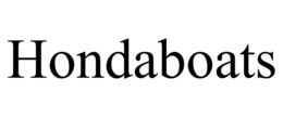 HONDABOATS trademark