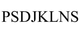 PSDJKLNS trademark