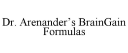 DR. ARENANDER'S BRAINGAIN FORMULAS trademark