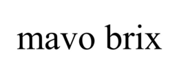 MAVO BRIX trademark