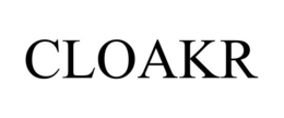 CLOAKR trademark