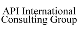 API INTERNATIONAL CONSULTING GROUP trademark