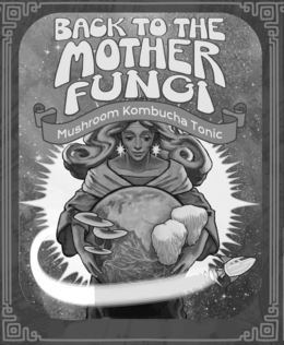 BACK TO THE MOTHER FUNGI MUSHROOM KOMBUCHA TONIC trademark