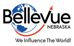 BELLEVUE NEBRASKA WE INFLUENCE THE WORLD! trademark