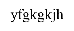 YFGKGKJH trademark