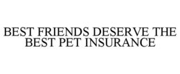 BEST FRIENDS DESERVE THE BEST PET INSURANCE trademark