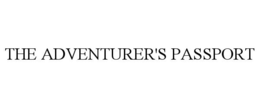 THE ADVENTURER'S PASSPORT trademark
