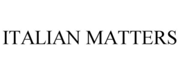 ITALIAN MATTERS trademark