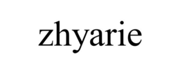 ZHYARIE trademark